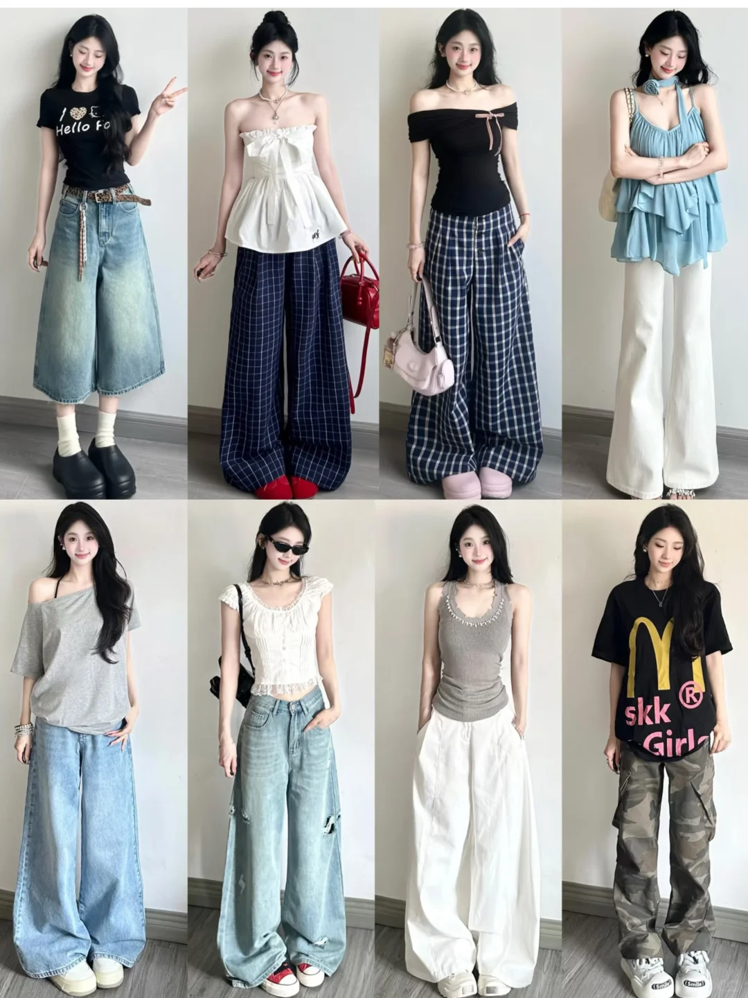 4️⃣0️⃣套穿搭分享给👭们，一起期待夏天吧～❤️