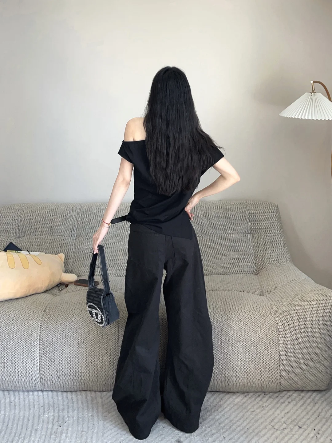 美女穿搭👩🏻‍🦰◼️◽️一身黑就是百穿不厌