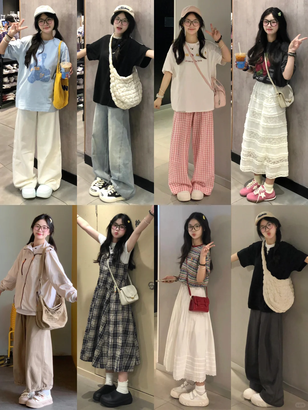 4️⃣8️⃣套‖夏季小个子日常韩系穿搭
