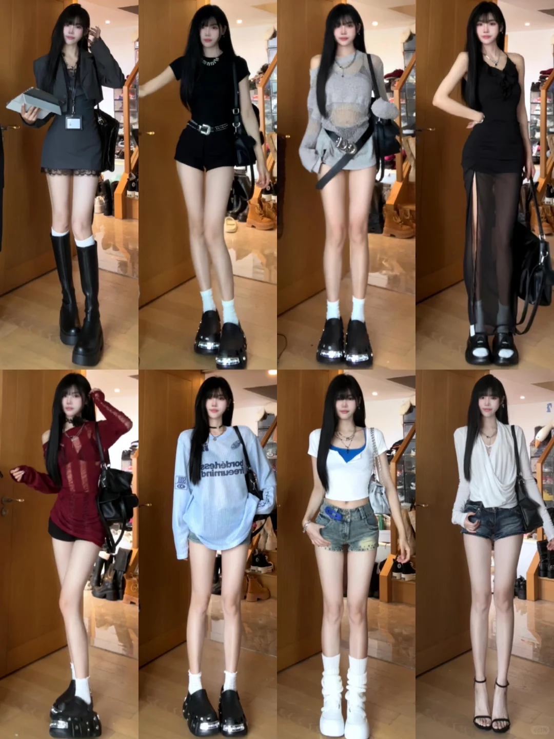 163cm/90斤｜夏日逛街甜辣穿搭