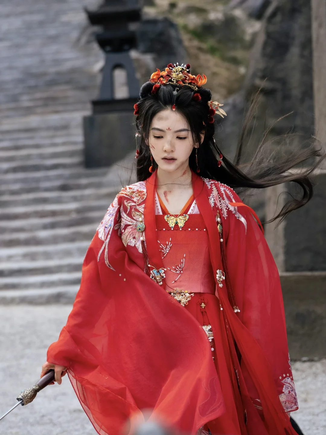 红妆灼华❤️女明星绝美红色古装造型