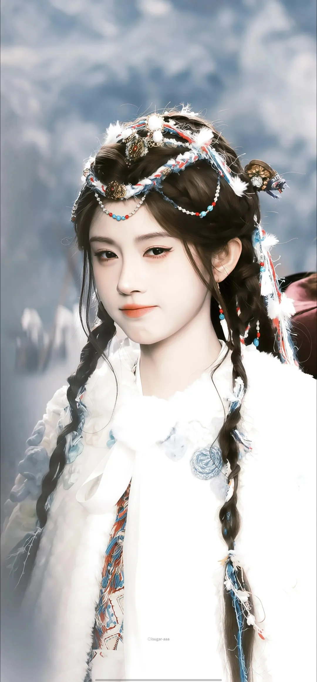 #鞠婧祎眼前一亮的古风妆造🌸