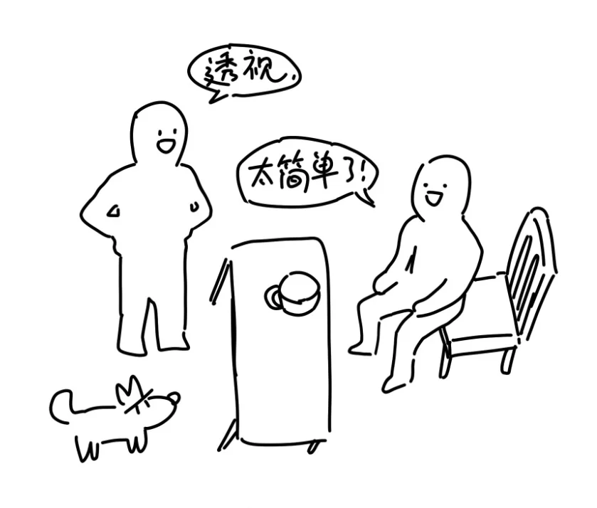 透视真是太简单啦