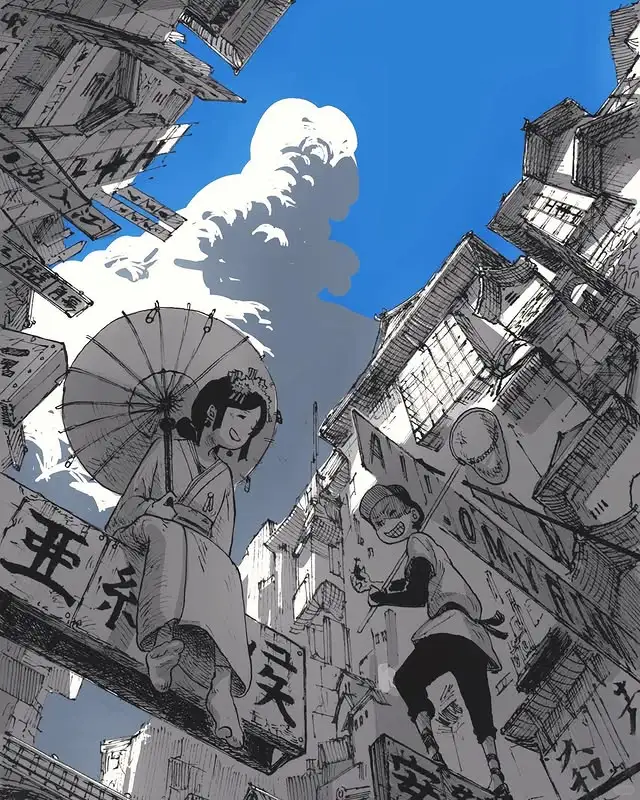 极致透视 空间张力 | 插画师Omao