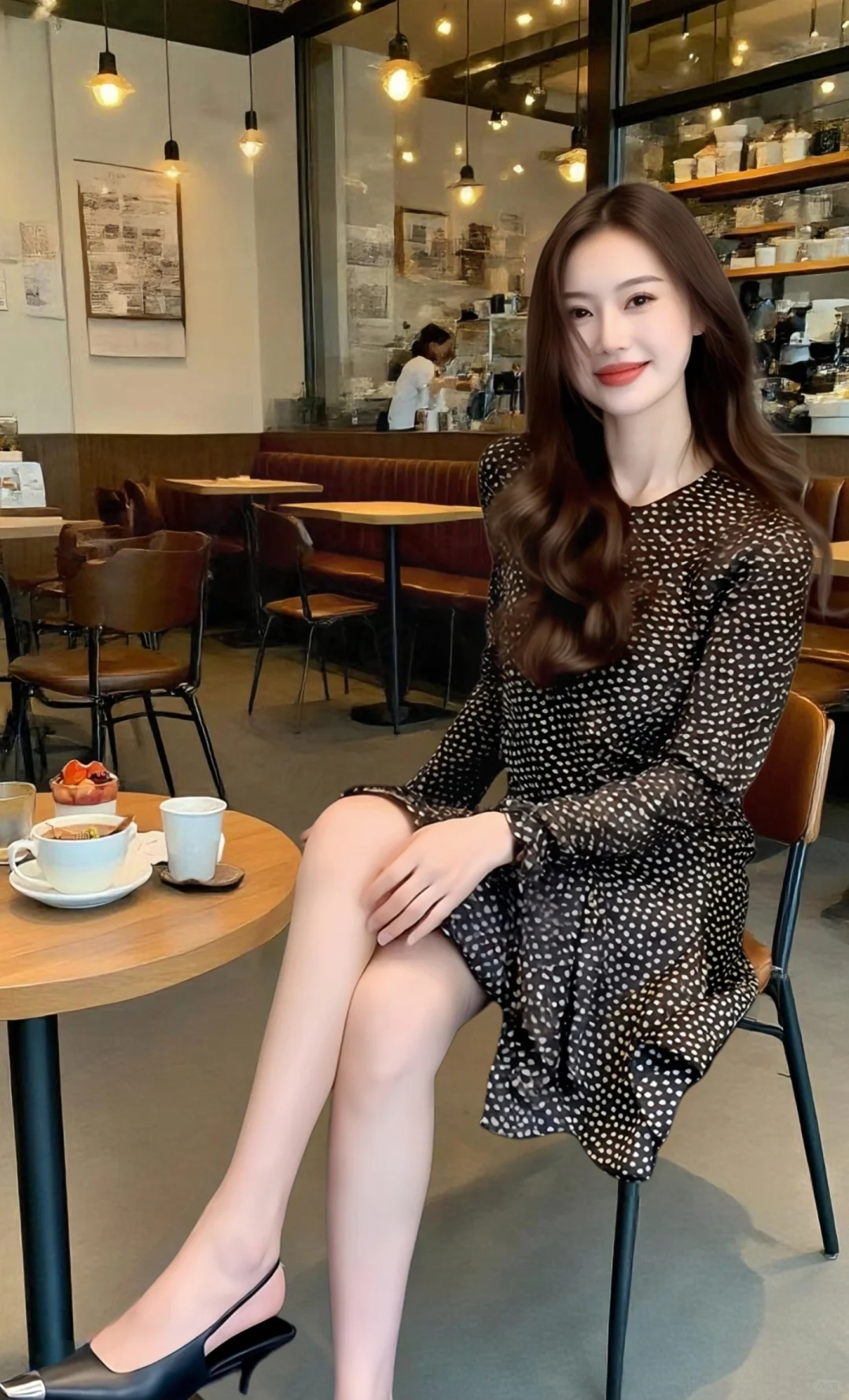 被这条裙子美哭了～～～好有气质！