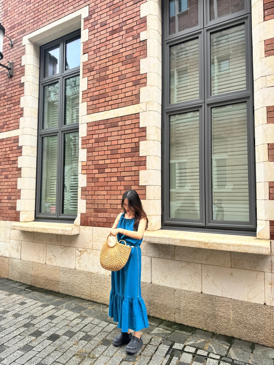 我的裙子是孔雀的颜色诶🦚💙