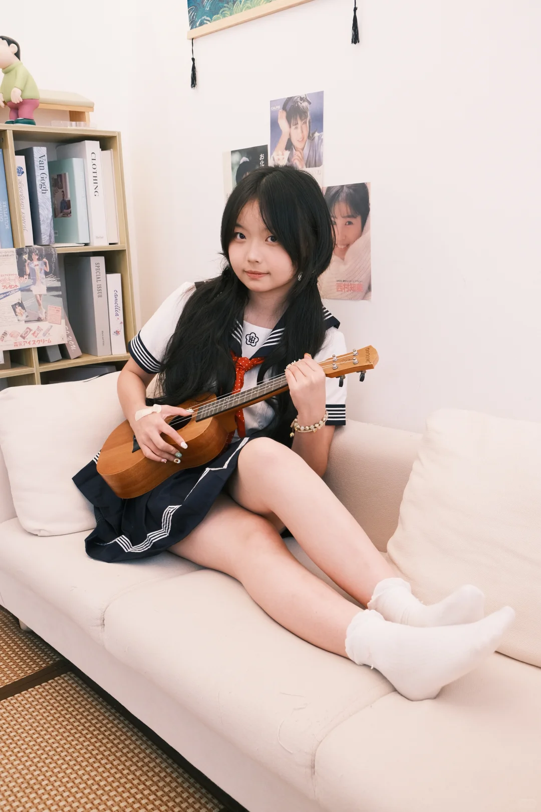 女高刚毕业就拍上了日系写真🫧