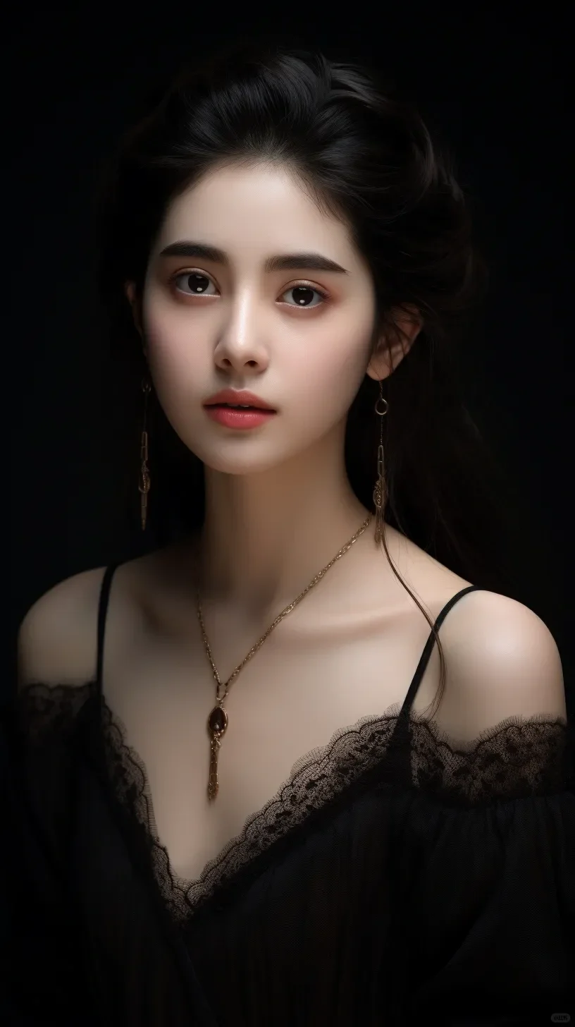 AI现代美女高清壁纸
