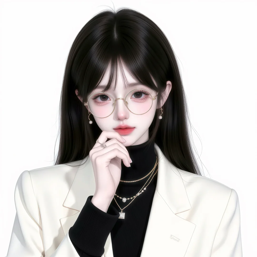 像萌妹穿大人衣服💕