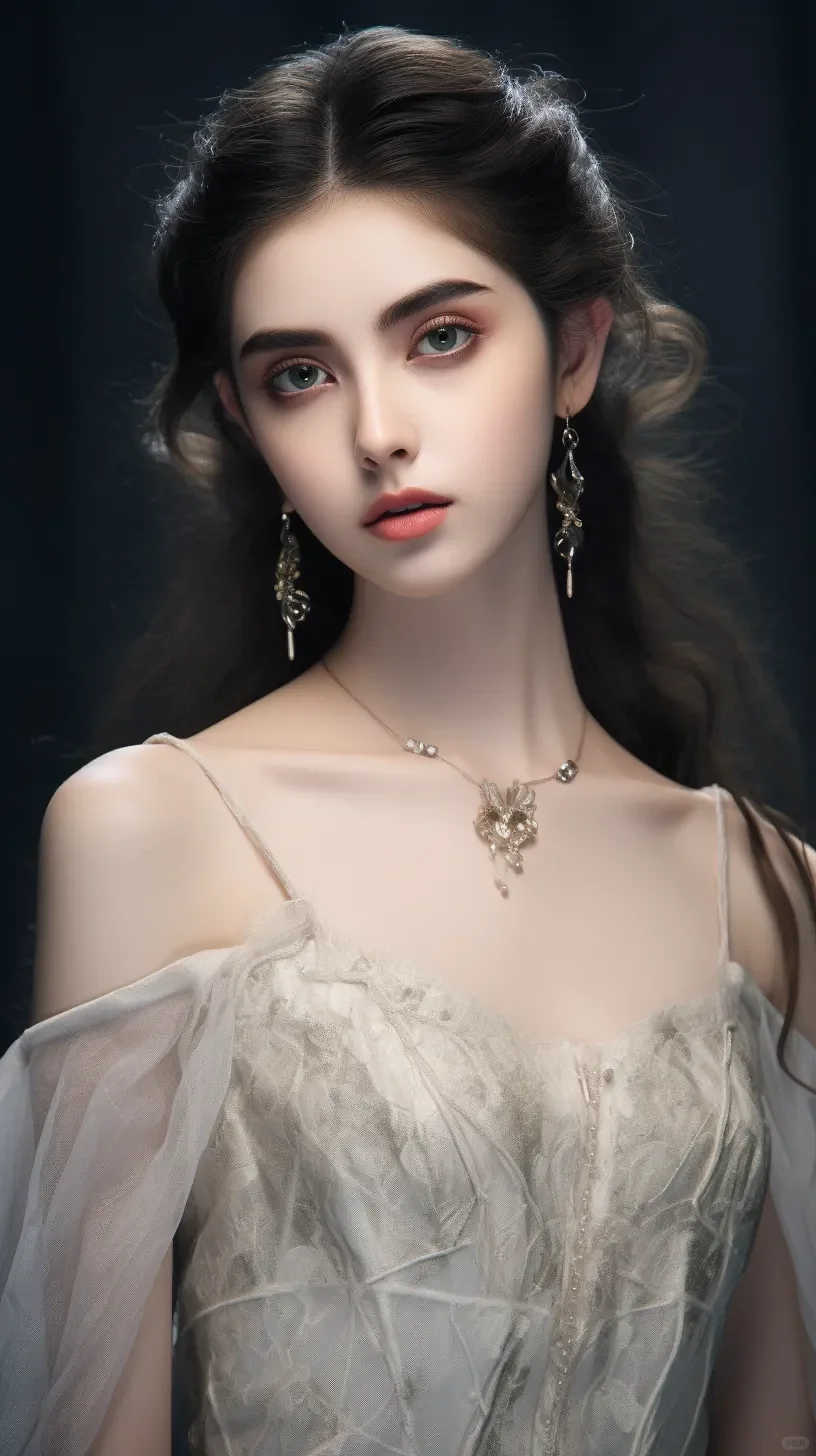 AI现代美女高清壁纸