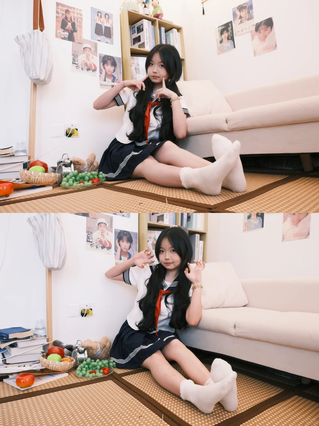 女高刚毕业就拍上了日系写真🫧