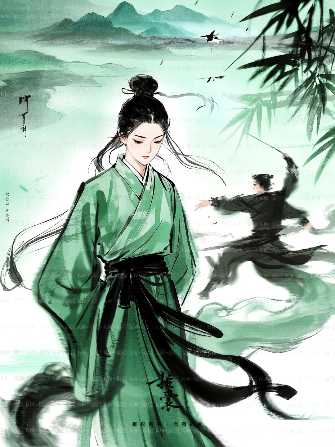 一袭白衣·一片江湖·飒