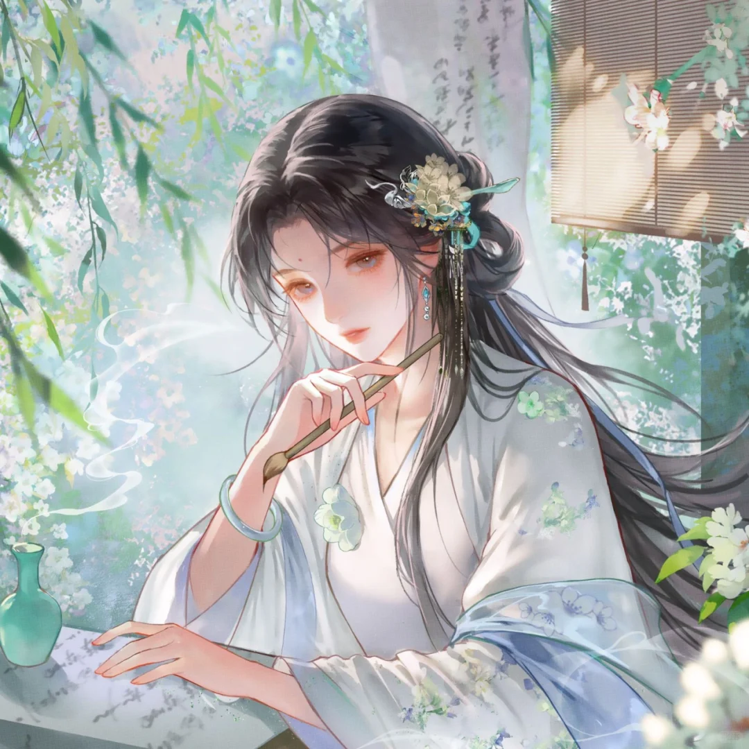 古风美人绘 误落繁花里