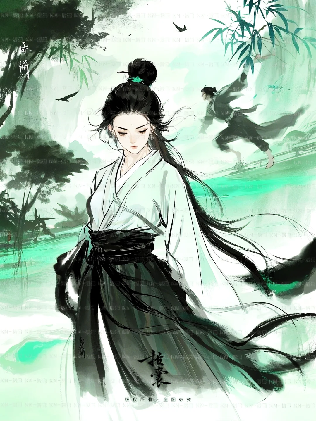 一袭白衣·一片江湖·飒