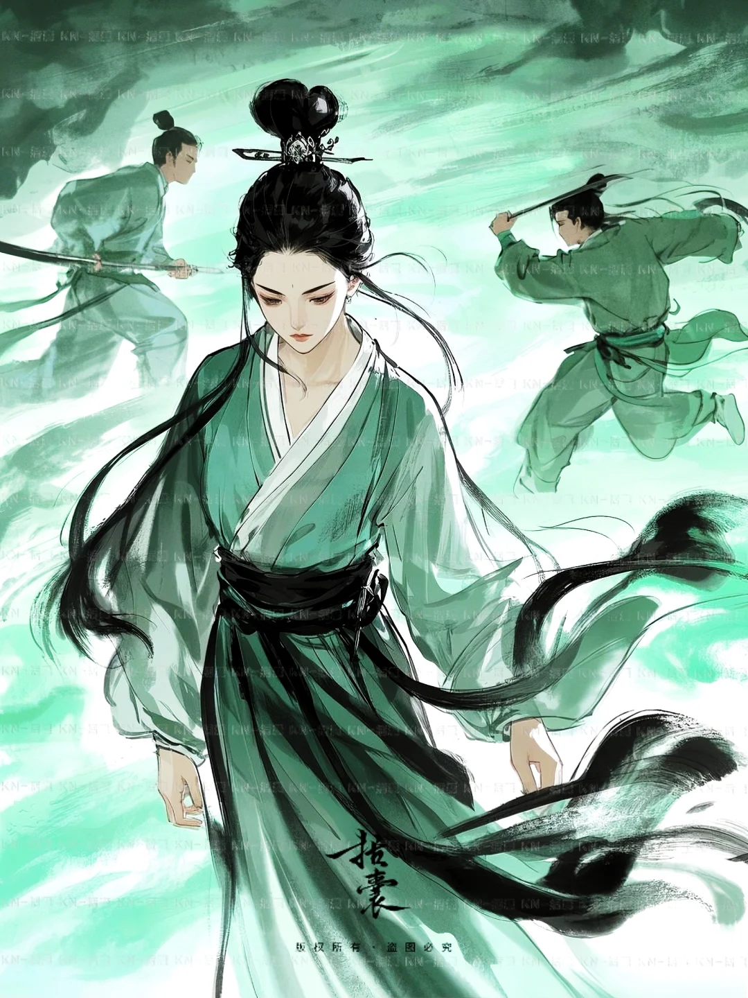 一袭白衣·一片江湖·飒