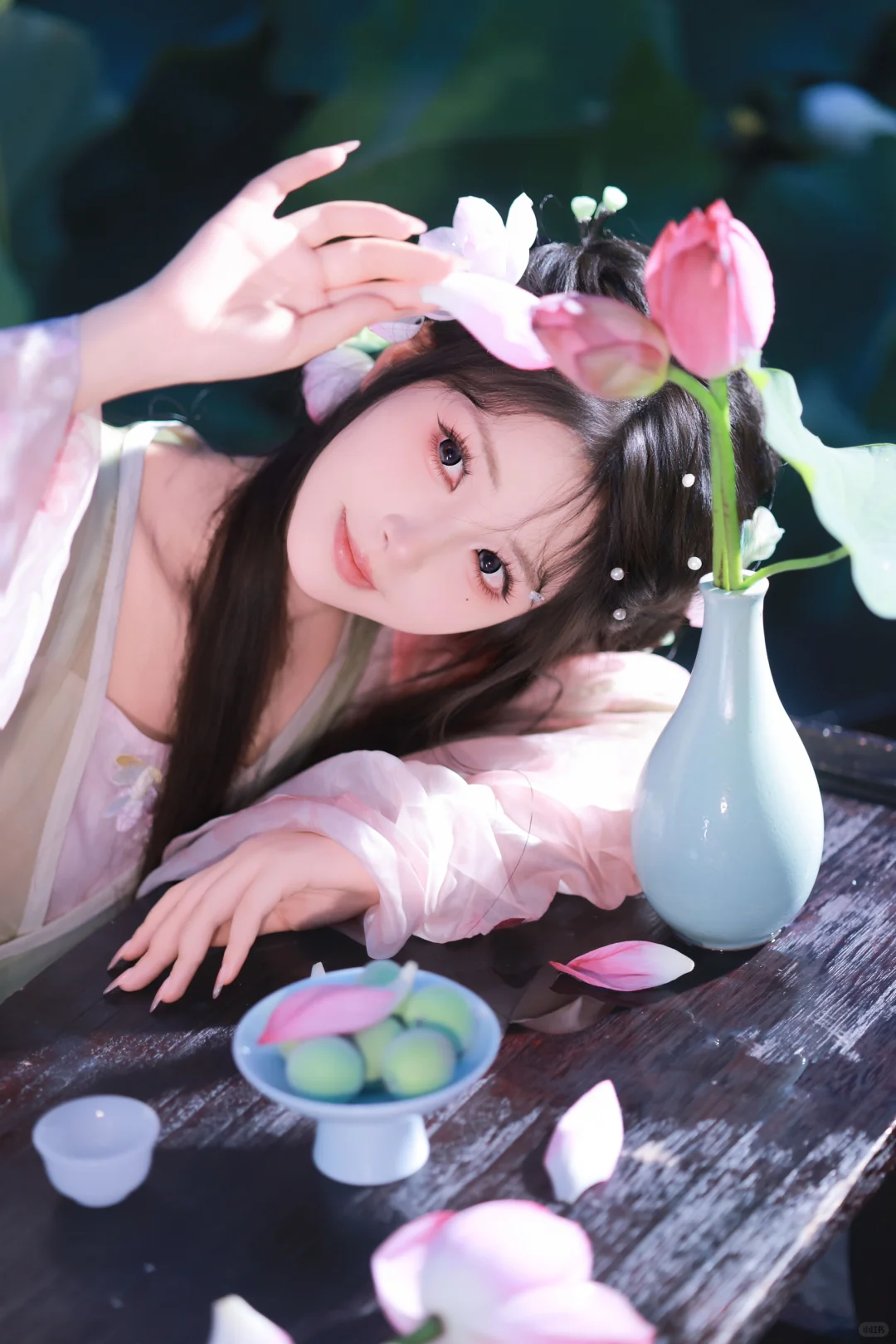 留的残荷听雨声