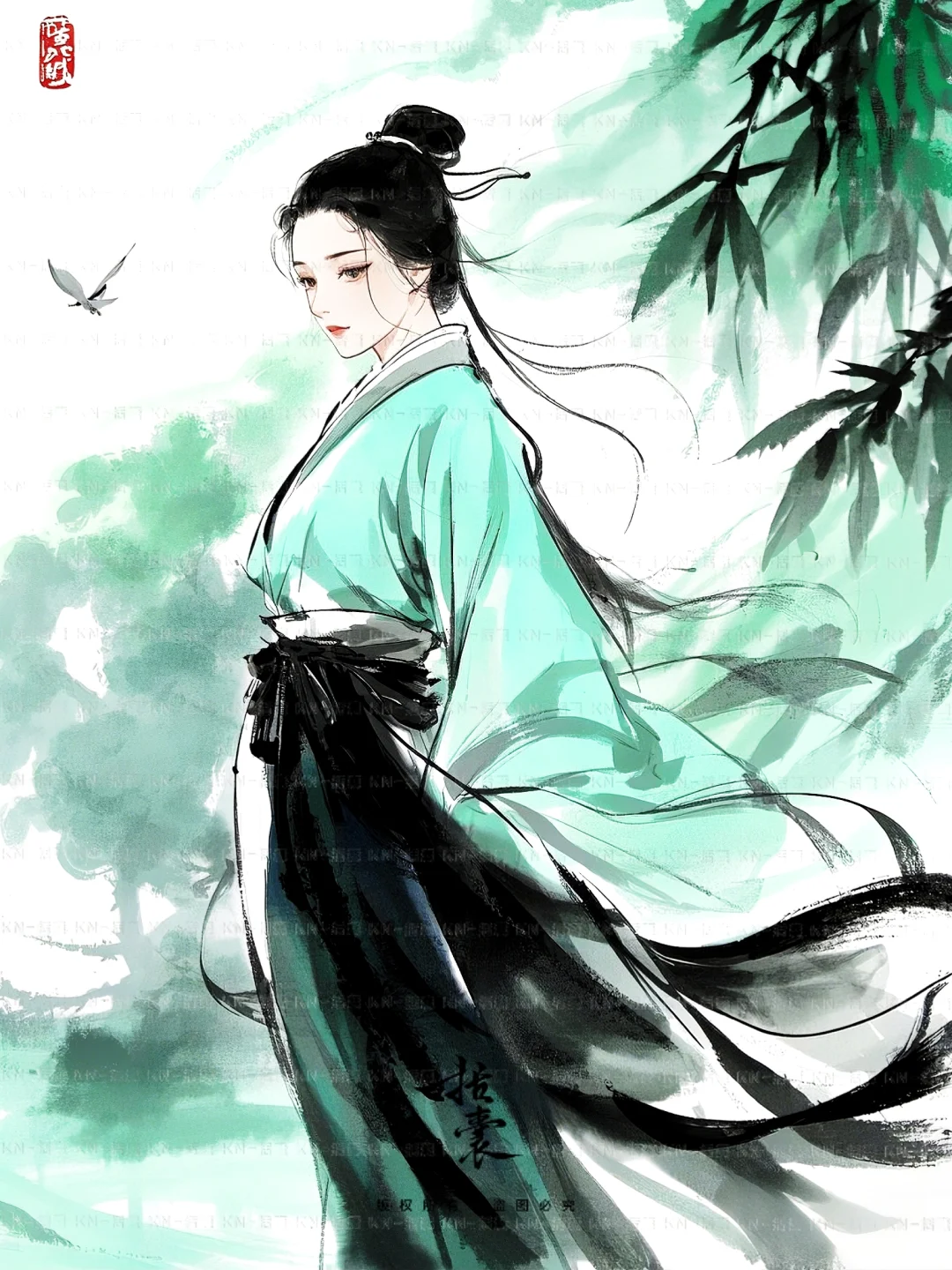 一袭白衣·一片江湖·飒