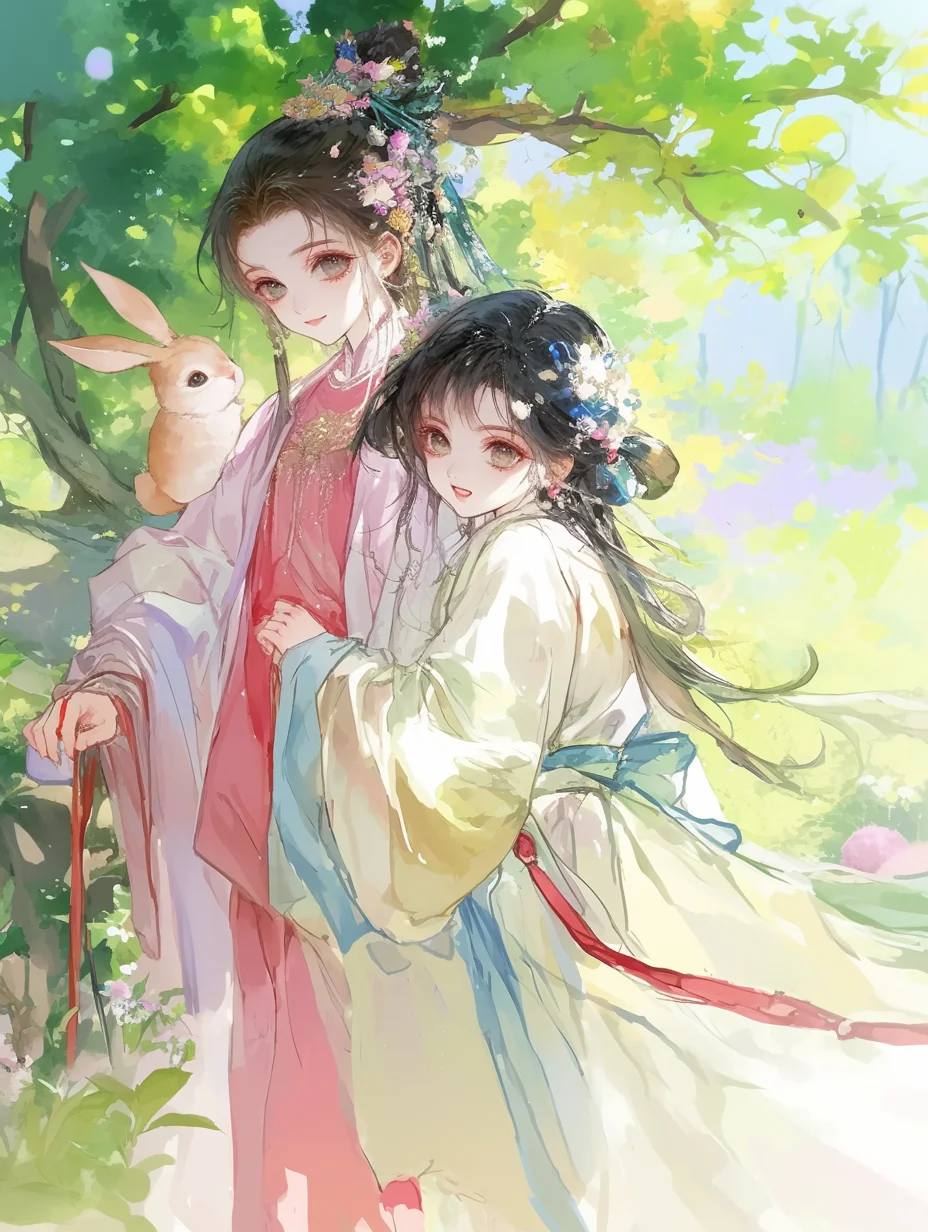 世间温柔不过是芳春柳摇染花香