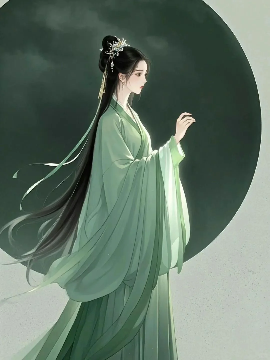 只此青绿 | 古风女头