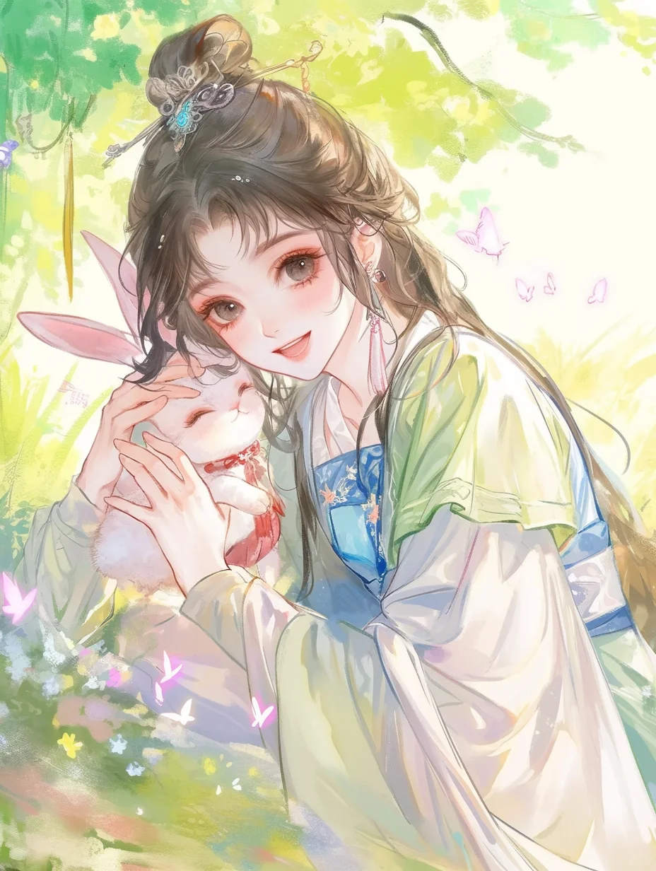 世间温柔不过是芳春柳摇染花香