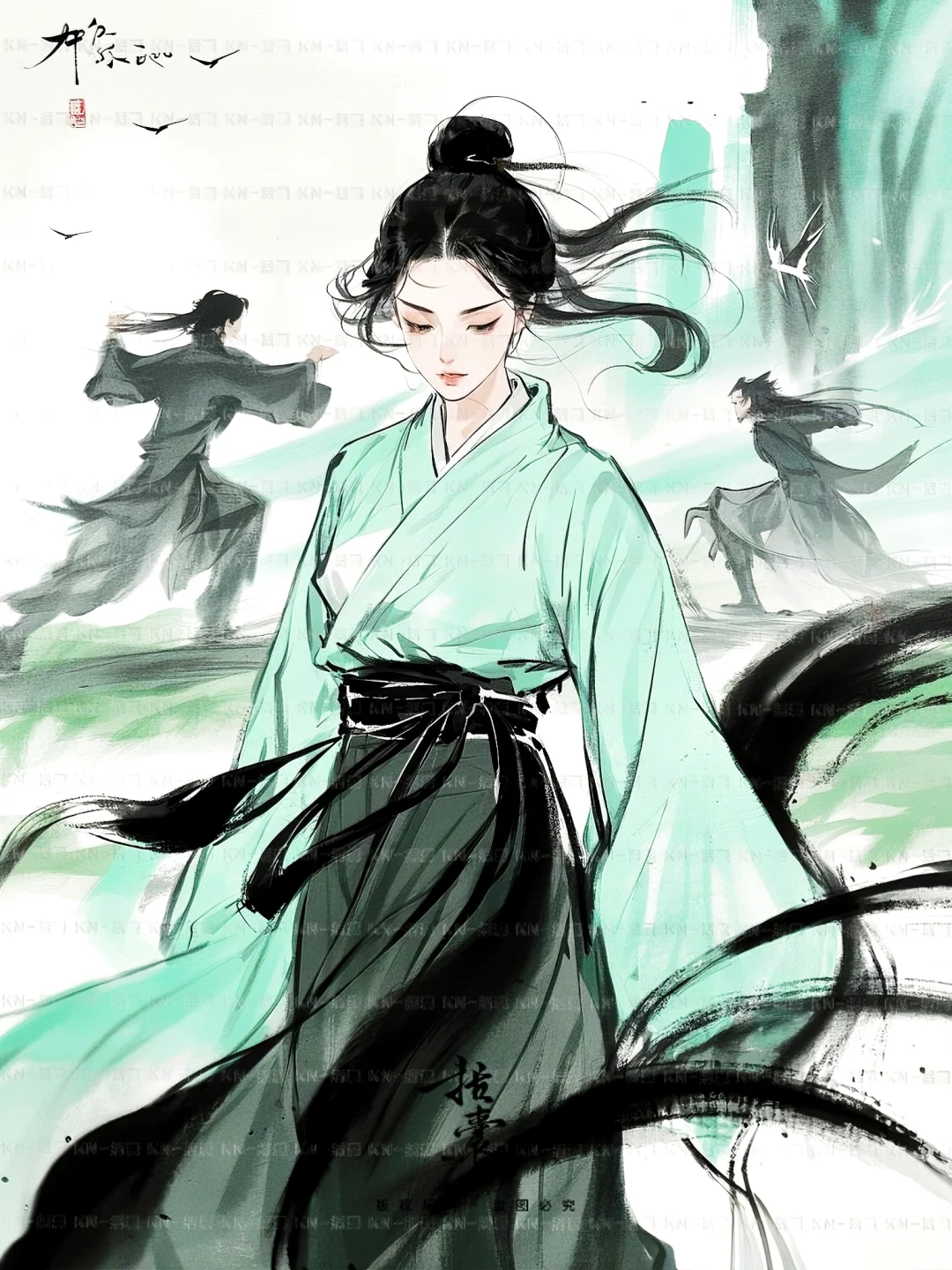一袭白衣·一片江湖·飒