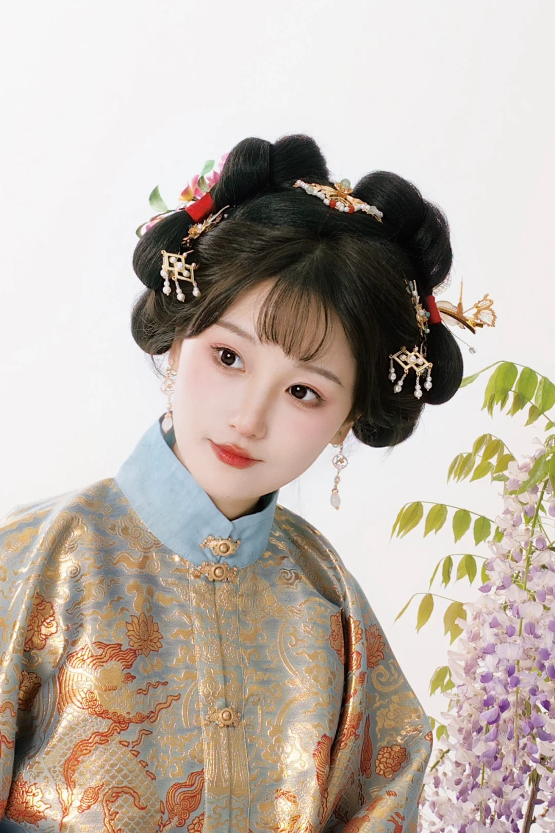 汉服对称发型合辑～