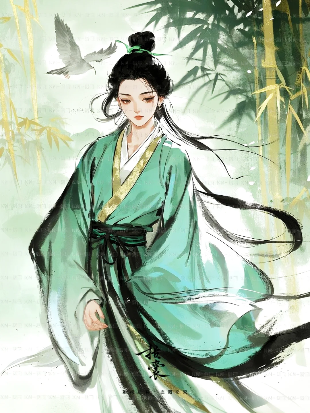 一袭白衣·一片江湖·飒
