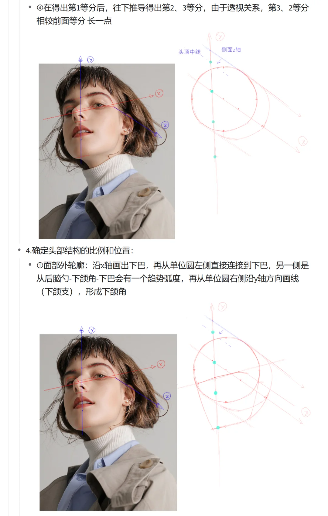 头部仰视 我是这样推导出来的|07