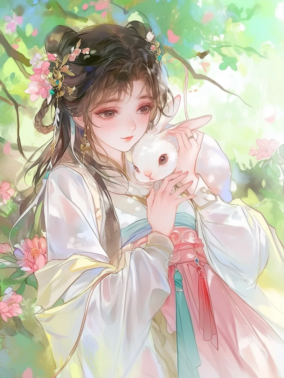 世间温柔不过是芳春柳摇染花香