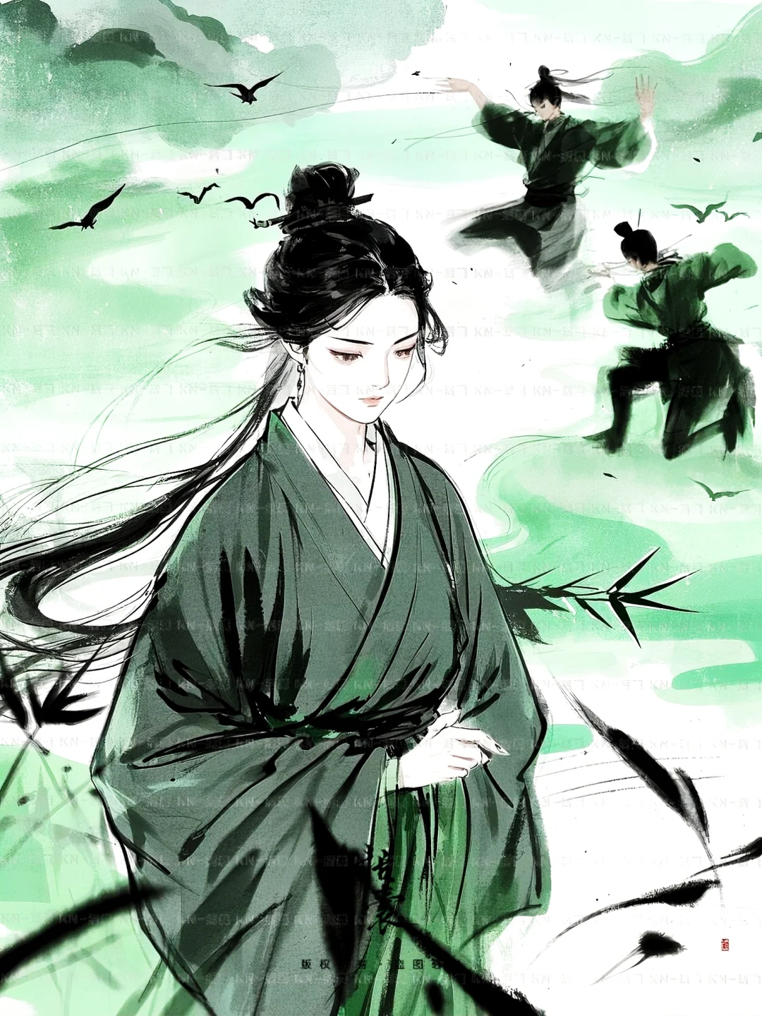 一袭白衣·一片江湖·飒