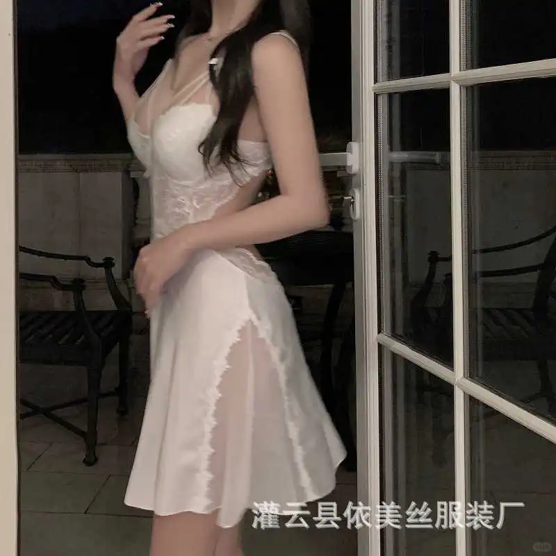 🔥**曼欲蕾丝透视家居套装