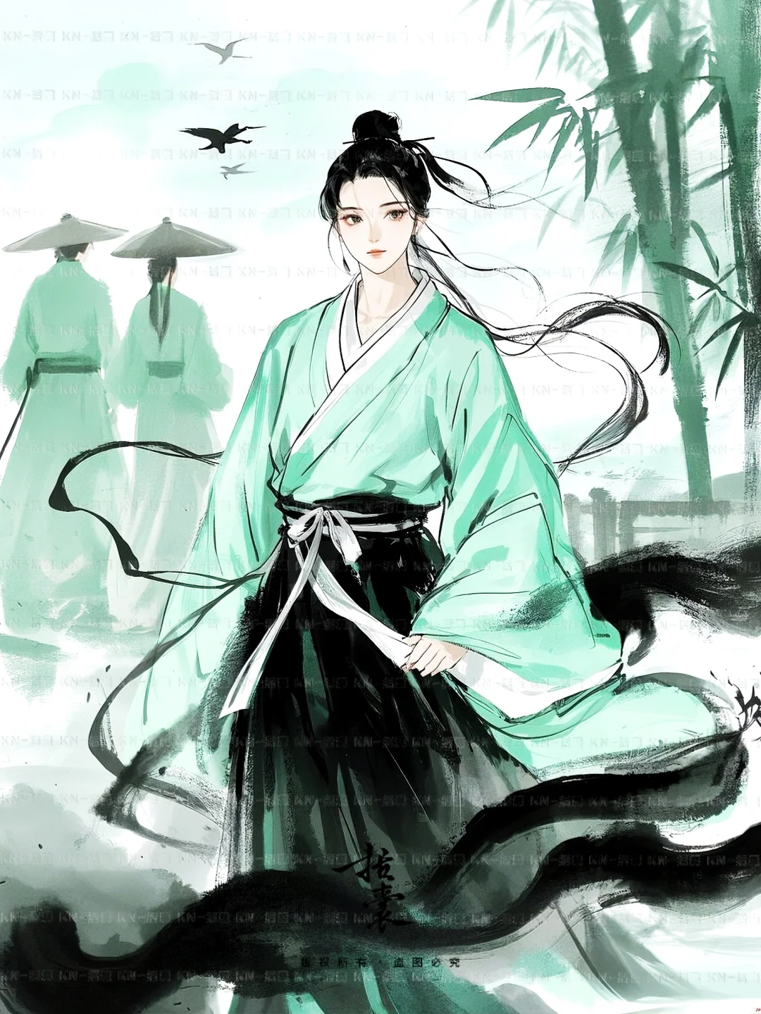 一袭白衣·一片江湖·飒