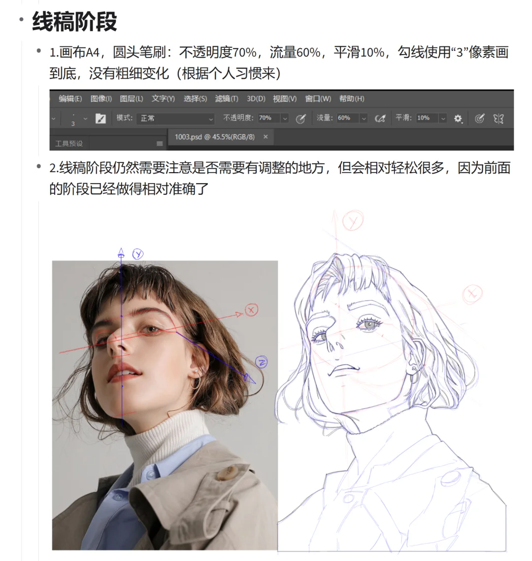 头部仰视 我是这样推导出来的|07