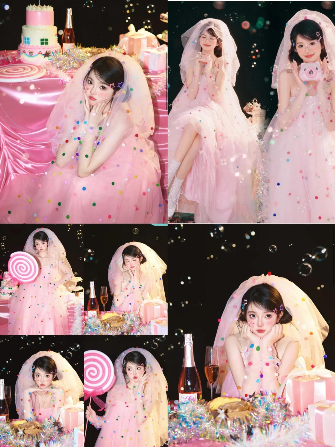 生日写真极限四选二，宝子们帮忙挑挑