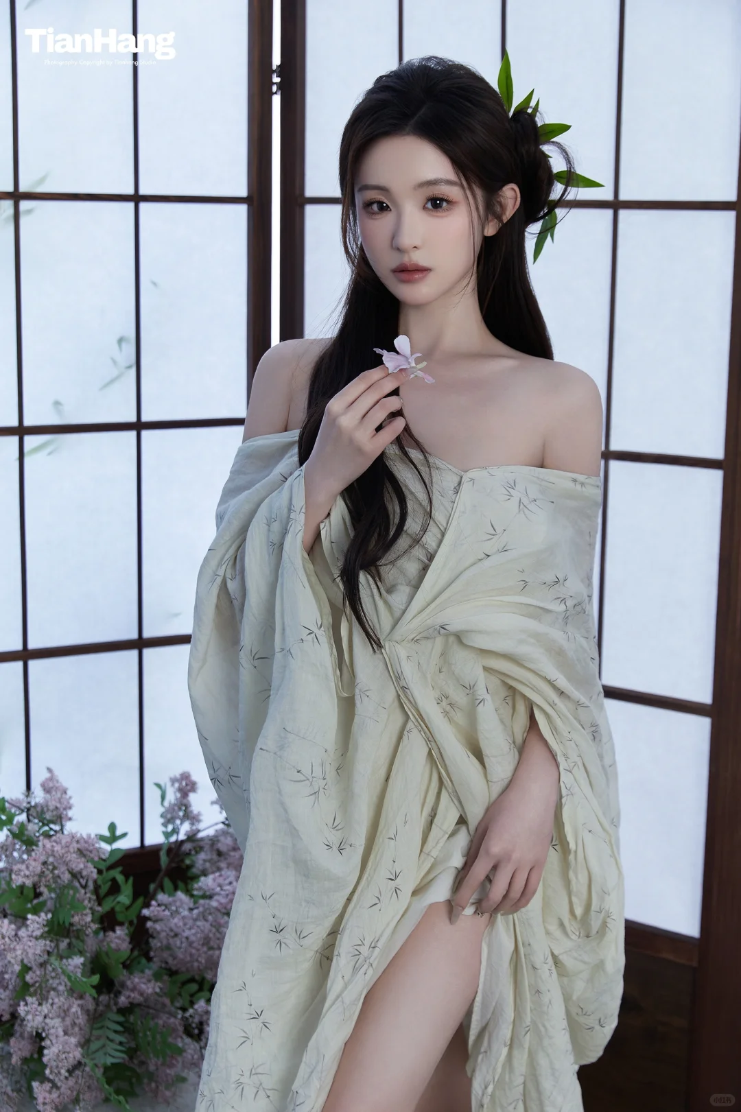 白裙墨韵🍃拍出了理想中的新中式清冷氛围感