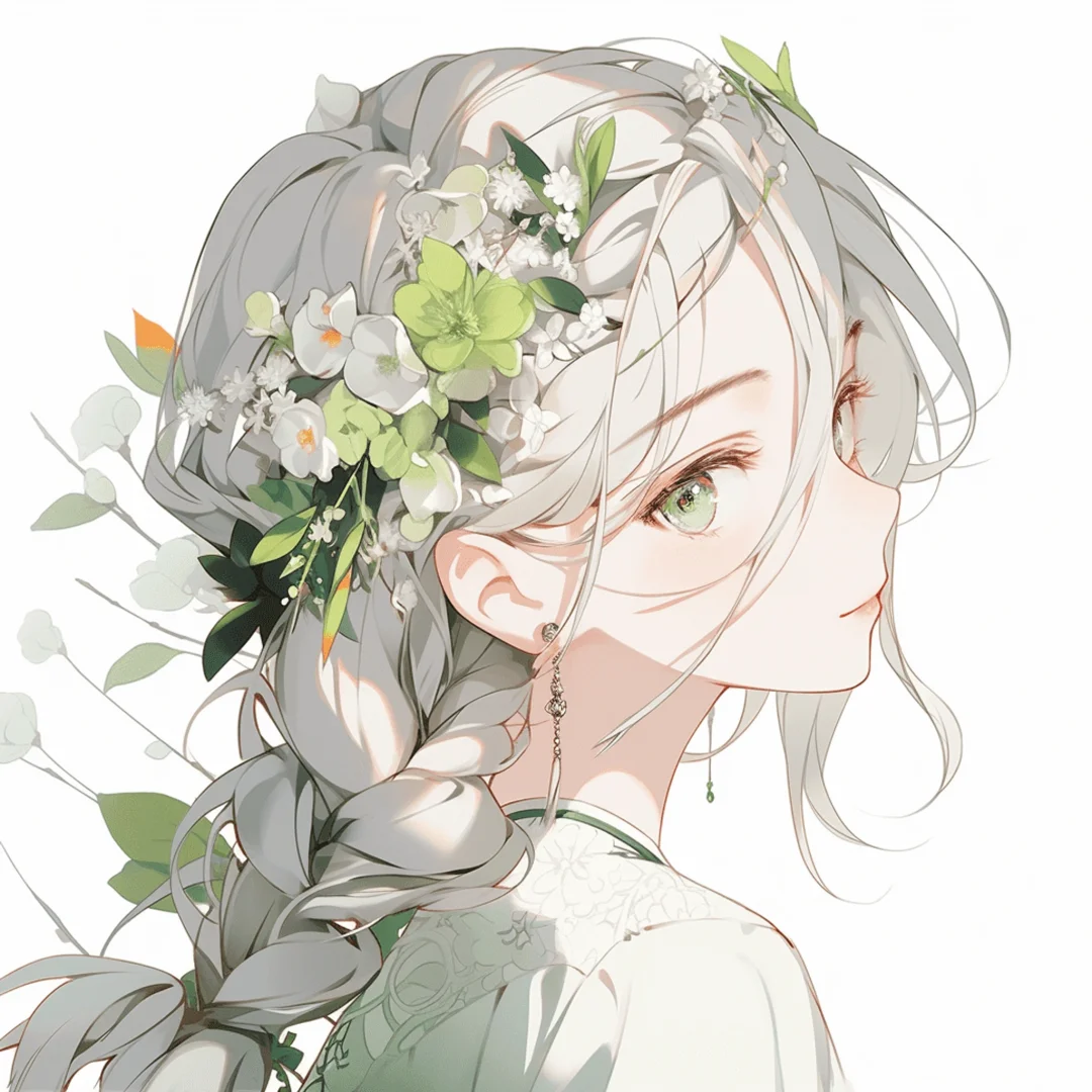 一抹清新绿🍃女生头像