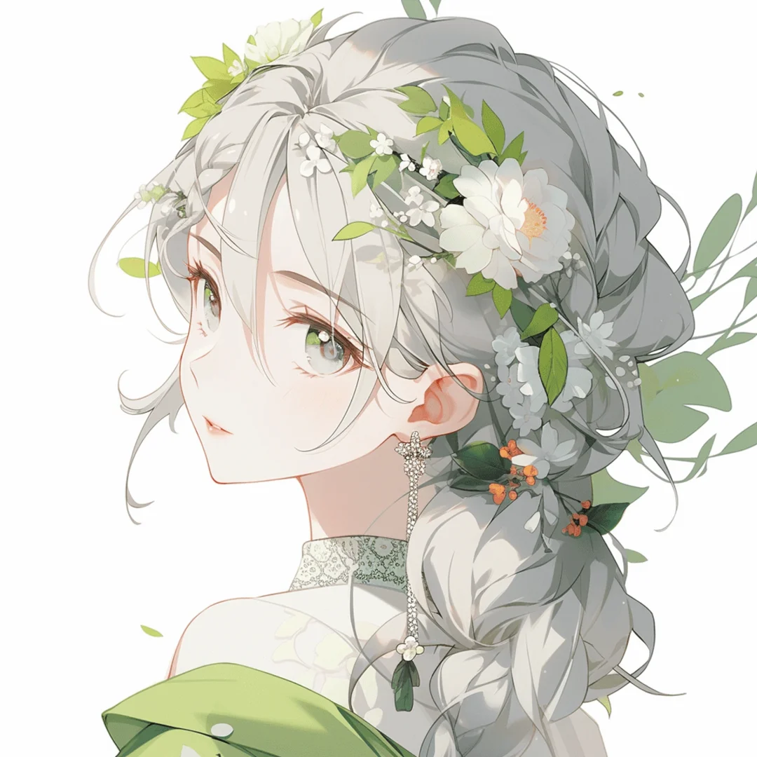 一抹清新绿🍃女生头像