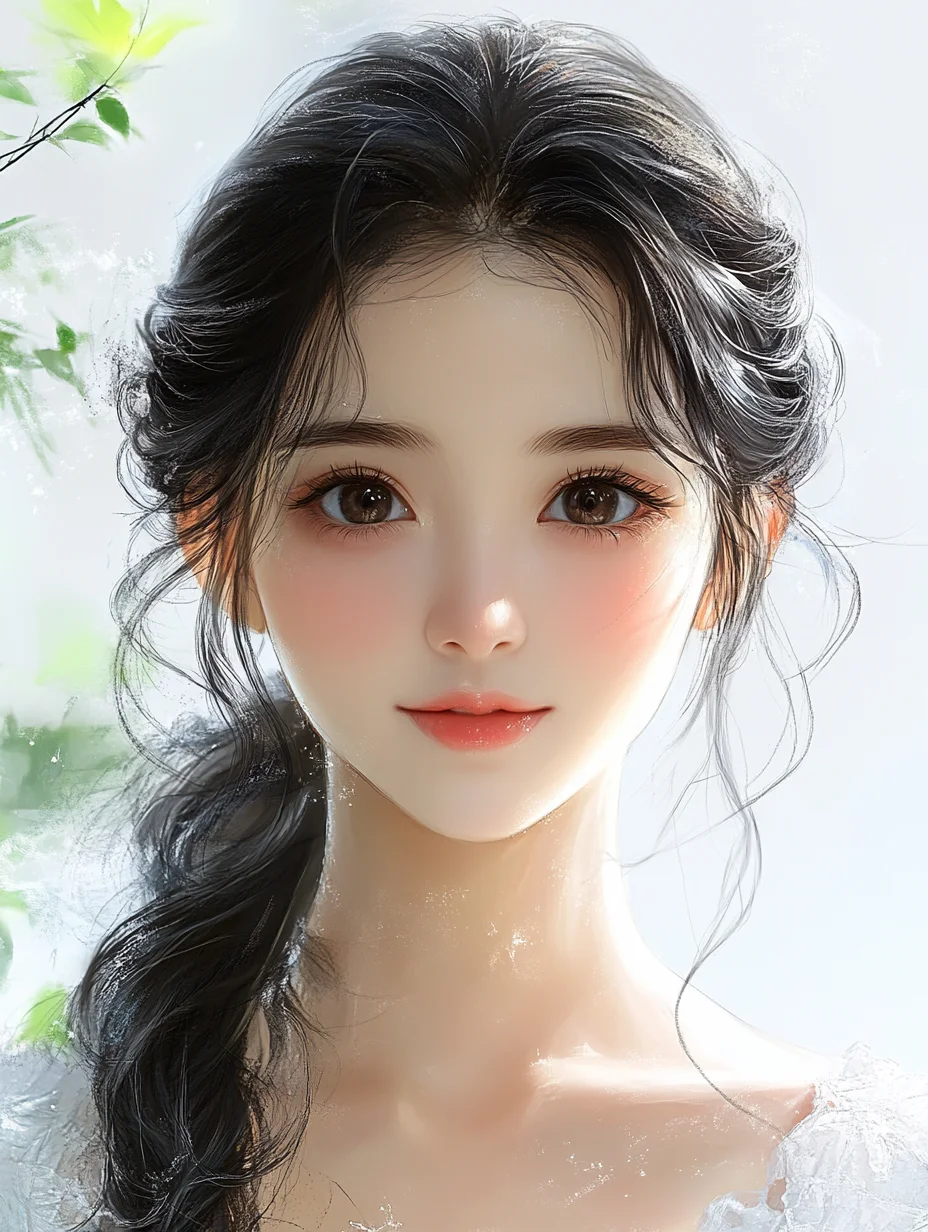 清新自然，超凡脱俗|女生头像