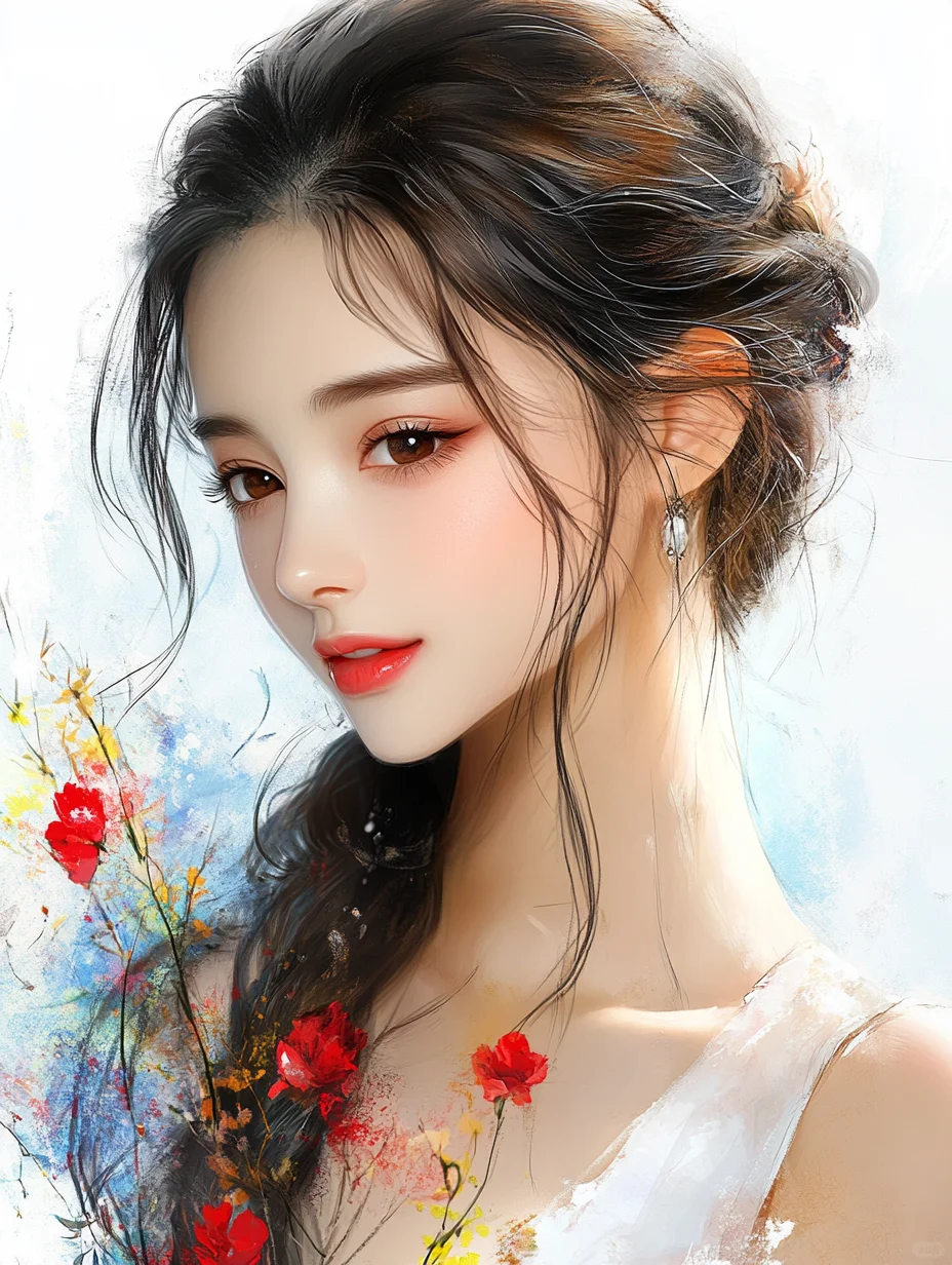 清新自然，超凡脱俗|女生头像