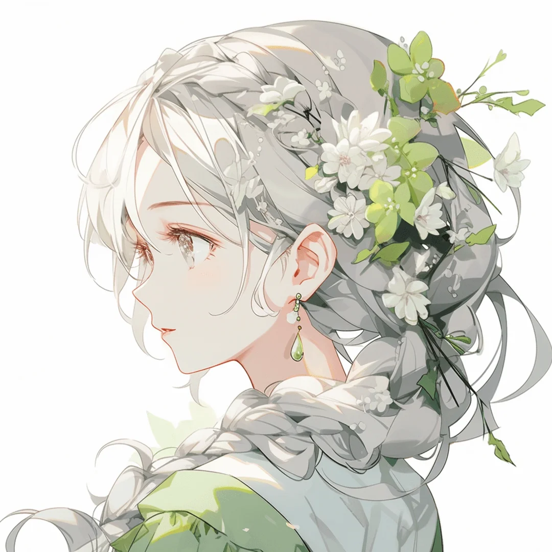 一抹清新绿🍃女生头像