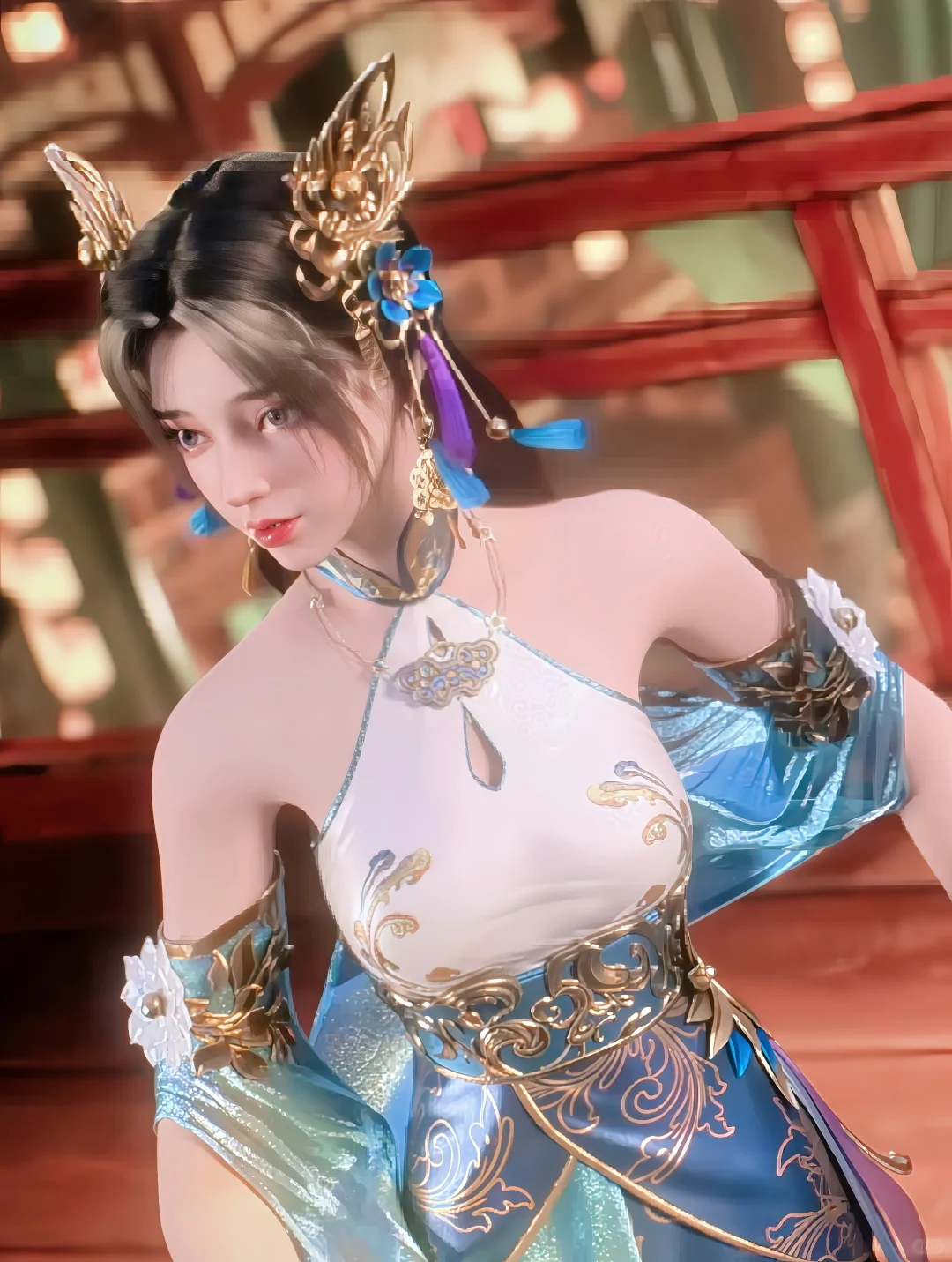 这么好看的NPC女角色，我也想跟她谈恋爱！