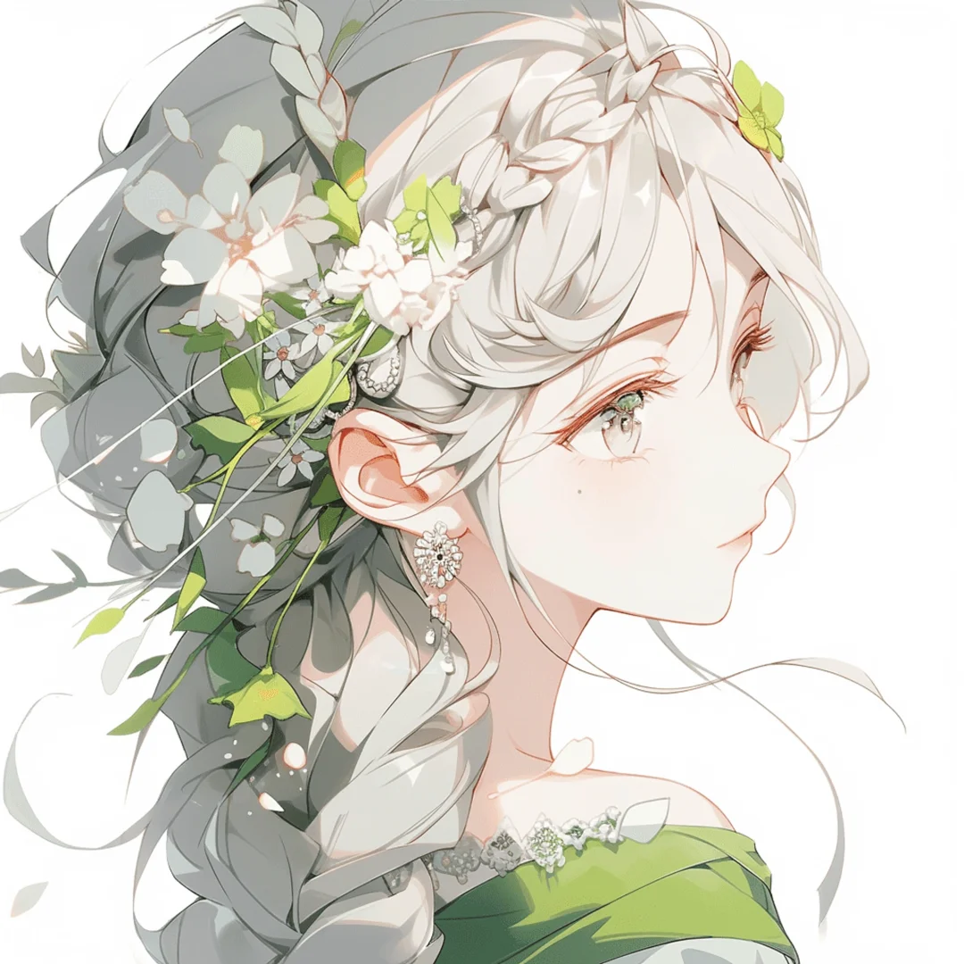 一抹清新绿🍃女生头像