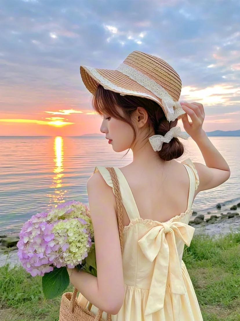 小清新治愈系女生头像✨温柔背影女头