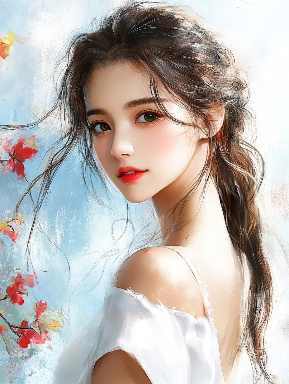 清新自然，超凡脱俗|女生头像