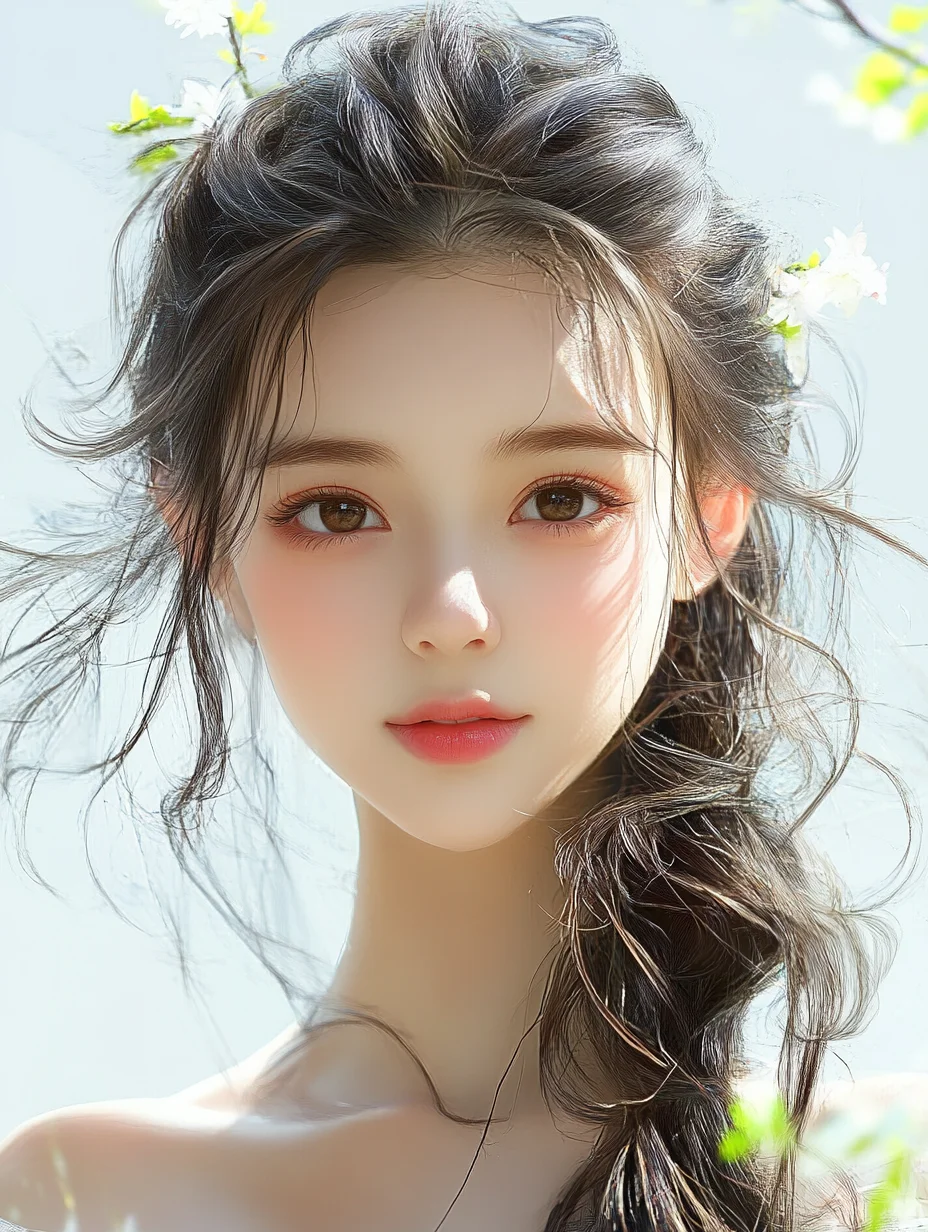 清新自然，超凡脱俗|女生头像