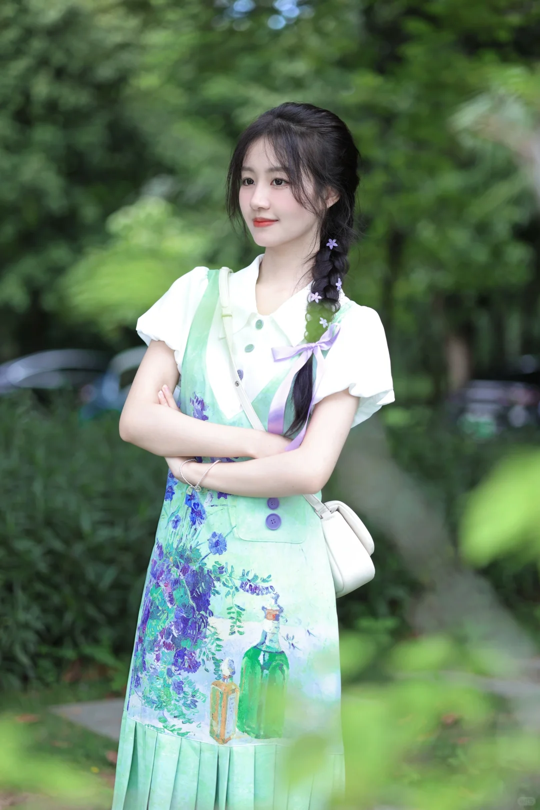 绿意盎然🍃油画感小裙子吼吼看！！