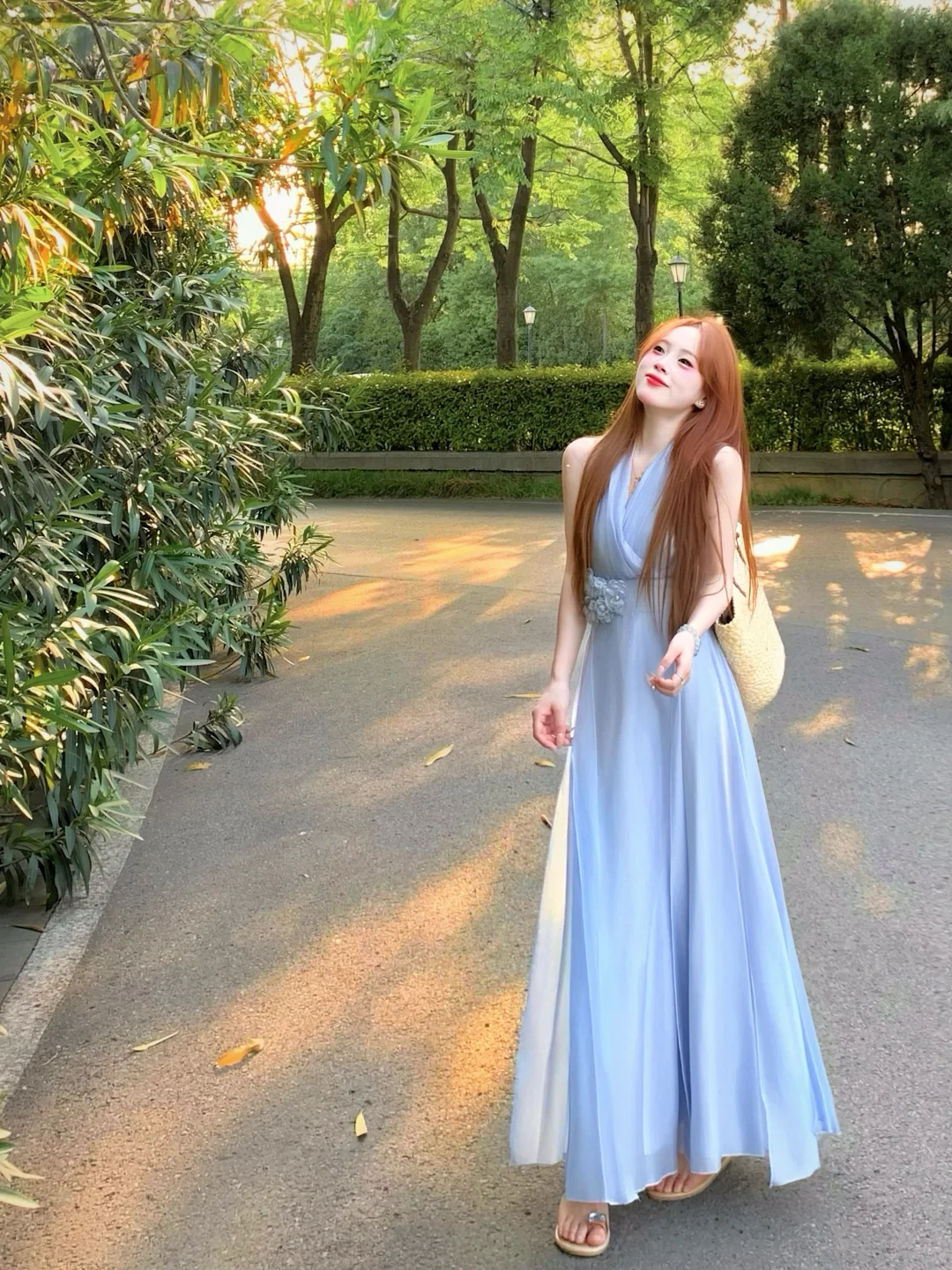 🧚‍♀️被美哭！！！梦幻蓝调度假裙～