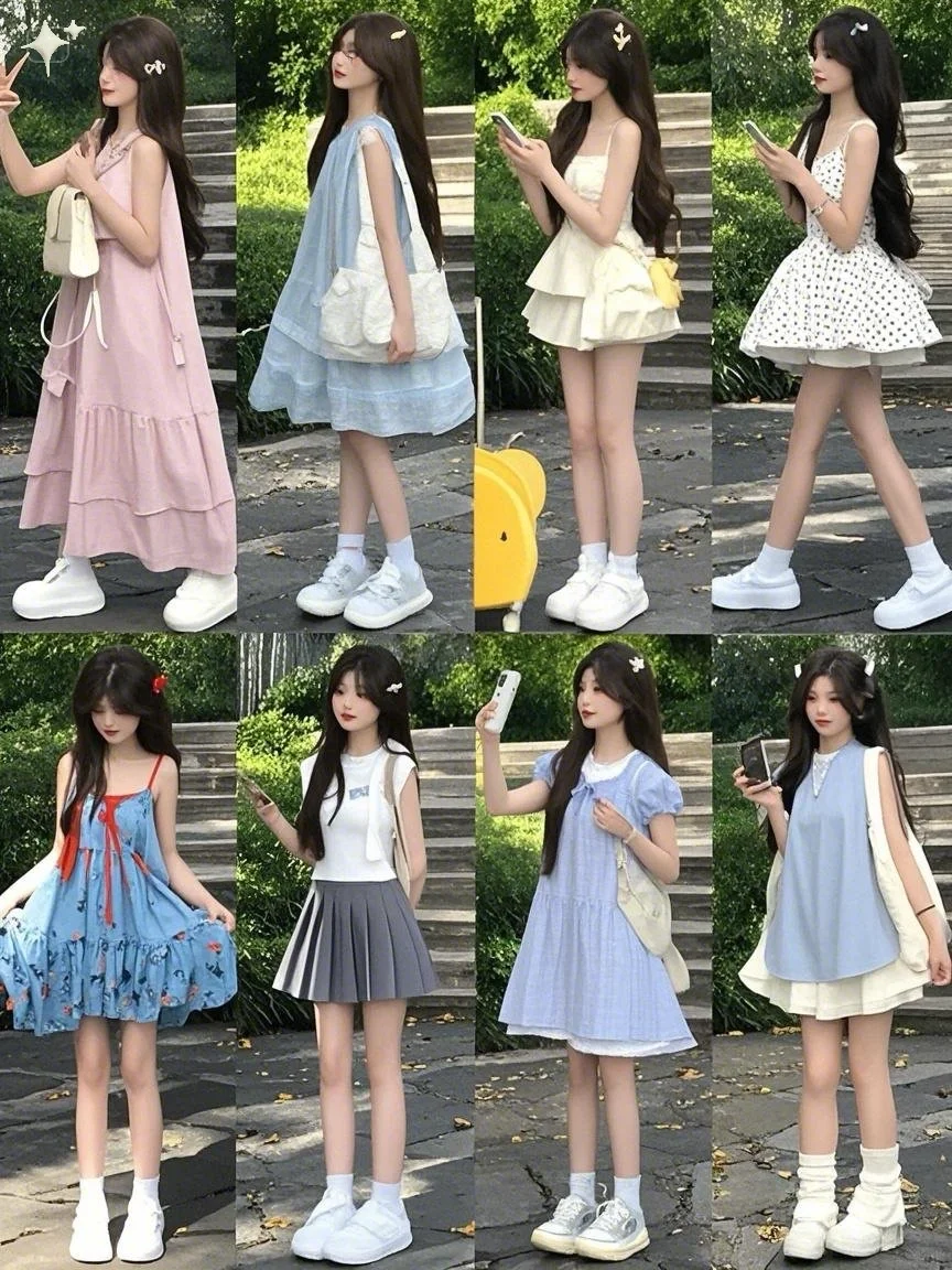 4️⃣0️⃣套🫧｜夏季甜妹少女感穿搭来啦🎀