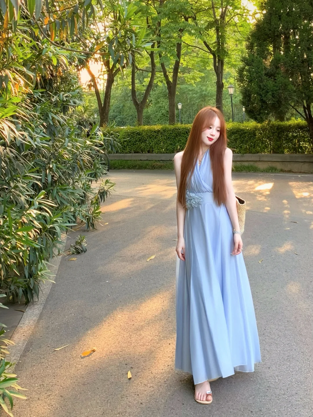 🧚‍♀️被美哭！！！梦幻蓝调度假裙～