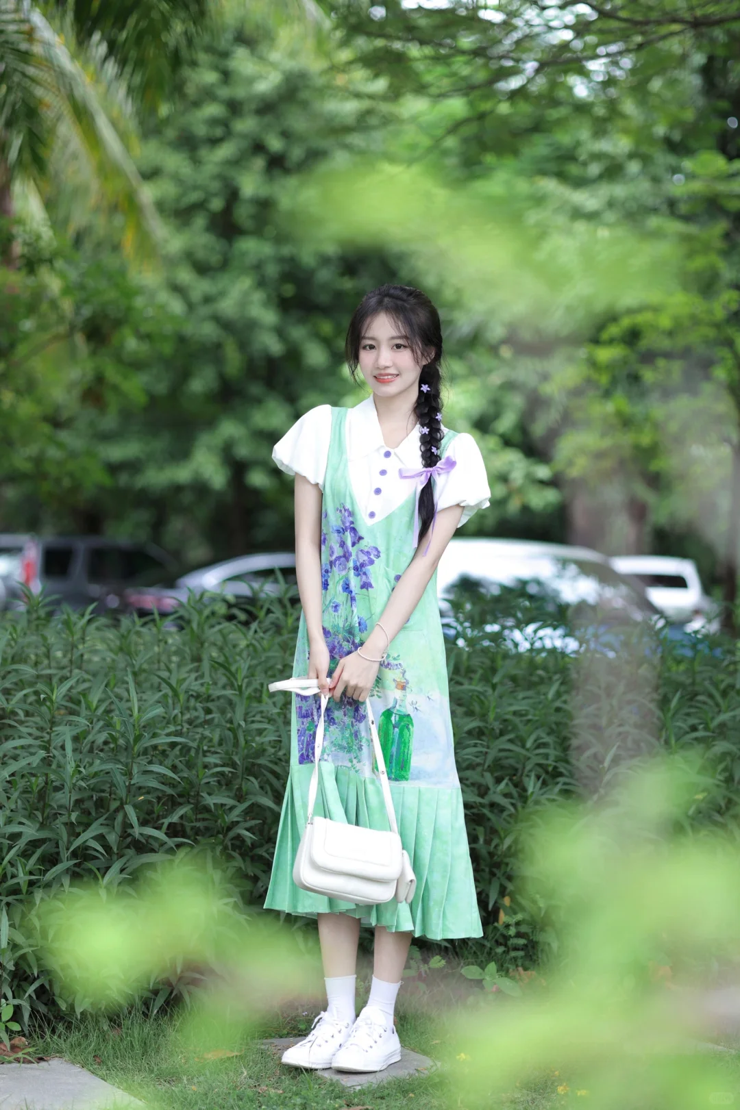 绿意盎然🍃油画感小裙子吼吼看！！